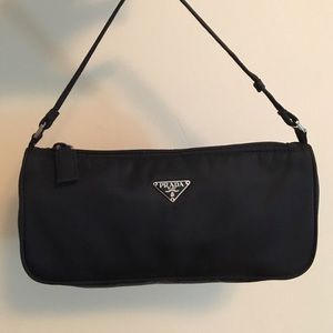Prada Tessuto Sport Nero Nylon Pochette